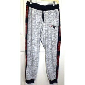 NFL Apparel Women's L NE Patriots Multicolor Sweatpants Elastic Waist/Drawstring